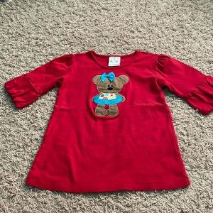 Swimming Bear 3/4 length sleeve, size 10